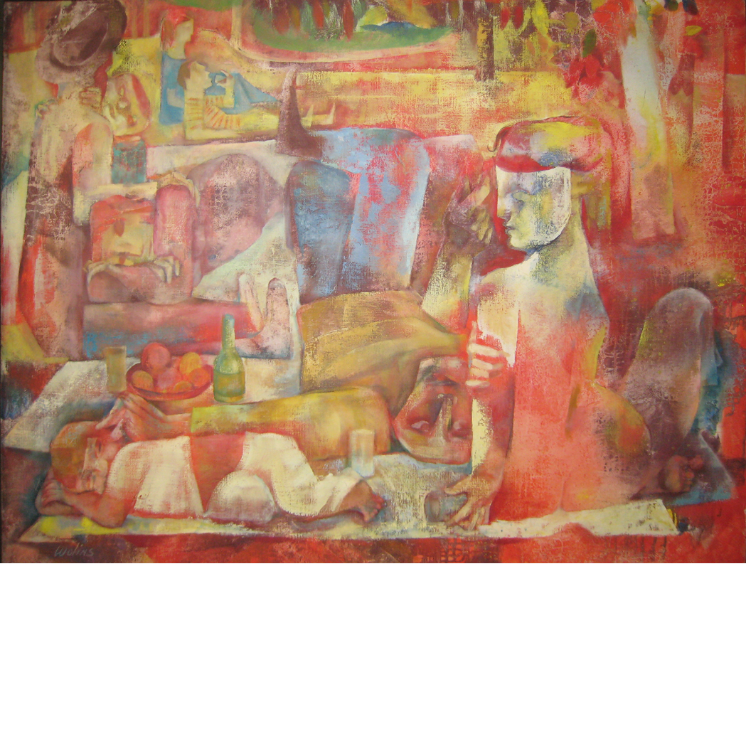 Lot 91 - Joseph Wolins American, 1915-1999 Picnic III,...