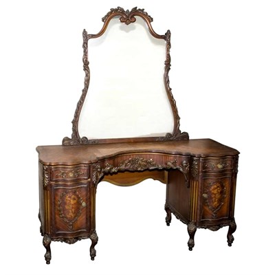 Lot 676 - Transitional Louis XV/XVI Style Carved and...