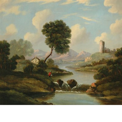 Lot 34 - English School 19th/20th Century River...
