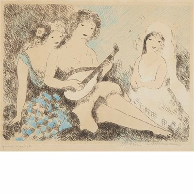 Lot 369 - Marie Laurencin JOUEUSE DE MANDOLINE (M. 132)...