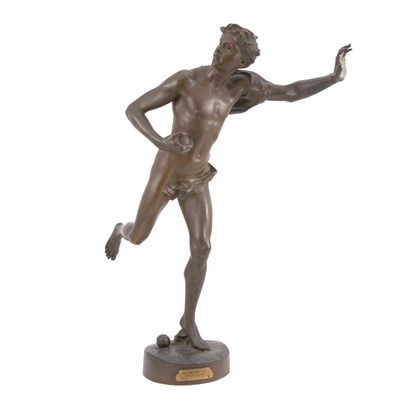 Lot 734 - Bronze Figure of Hippomenes Cast from a model...