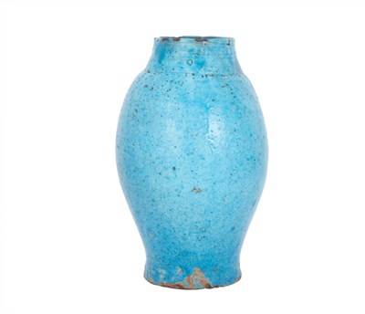 Lot 139 - Chinese Turquoise Glazed Porcelain Vase