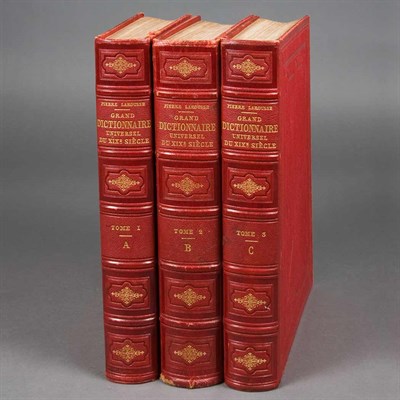 Lot 278 - [FINE BINDINGS] LAROUSSE, PIERRE. Grand...
