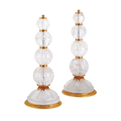 Lot 452 - Pair of Neoclassical Style Gilt-Metal Mounted...