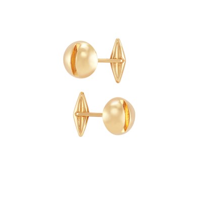 Lot 250 - Pair of Gold Screw Cufflinks, Cartier, Aldo Cipullo