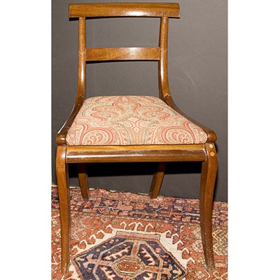 Lot 258 - Regency Style Mahogany Side Chair
