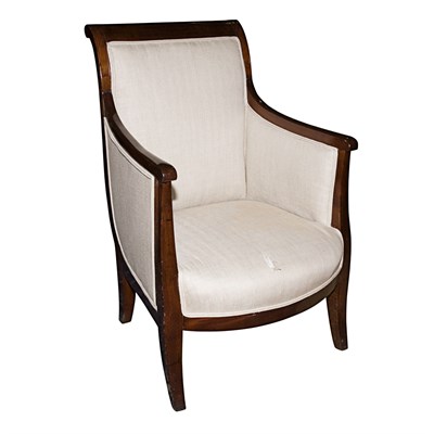Lot 264 - Empire Style Mahogany Bergere