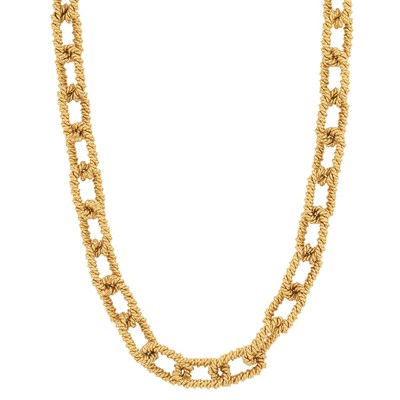 Lot 359 - Long Gold Chain Necklace, Tiffany & Co.