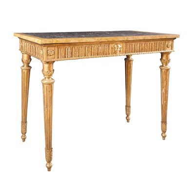 Lot 461 - Italian Neoclassical Gilt-Wood Console...