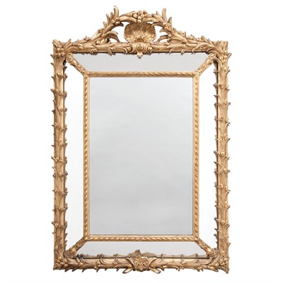 Lot 451 - George III Style Gilt-Wood Mirror 19th Century...