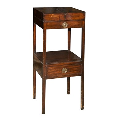 Lot 405 - Late George III Mahogany Beau Brummel Height...