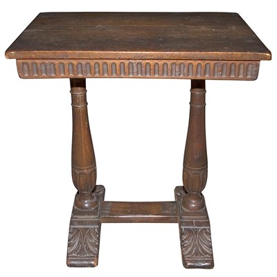 Lot 165A - Italian Baroque Style Walnut Side Table The...