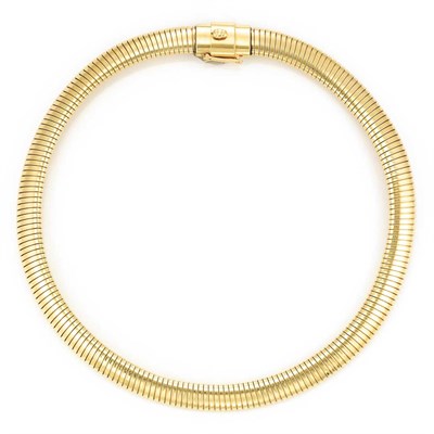 Lot 593 - Gold Snake Chain Necklace, Tiffany & Co.