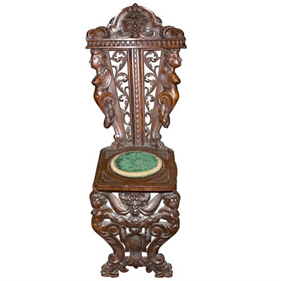 Lot 186A - Pair of Italian Renaissance Revival Walnut...