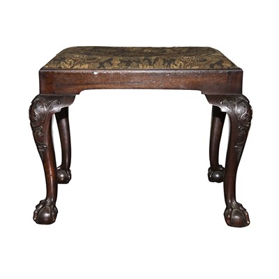 Lot 345A - George II Style Mahogany Stool Height 19...