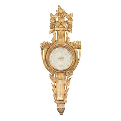Lot 337 - Italian Neoclassical Painted and Parcel Gilt...