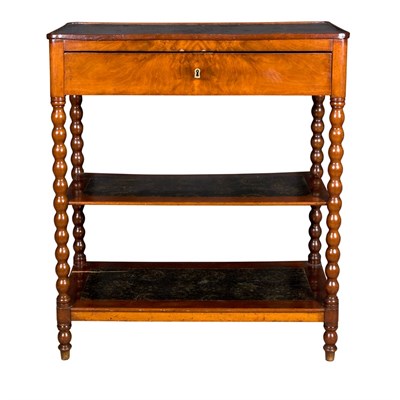 Lot 109 - Charles X Style Mahogany Three-Tier Server...