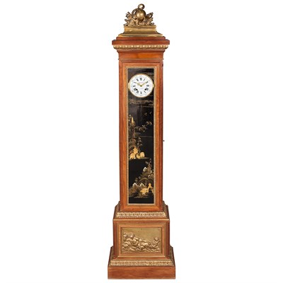 Lot 290 - Louis XVI Style Gilt-Bronze Mounted Tall Case...
