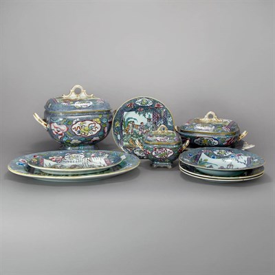 Lot 279 - Mason's Transfer Decorated Ironstone Dinner...