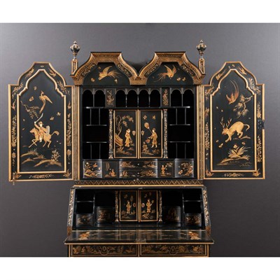 Lot 156 - George II Style Chinoiserie Decorated...