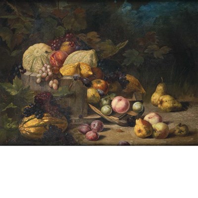 Lot 44 - S. Schwing 19th Century Still Life of Fruit...