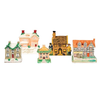 Lot 214 - Group of Eleven Staffordshire Pottery...