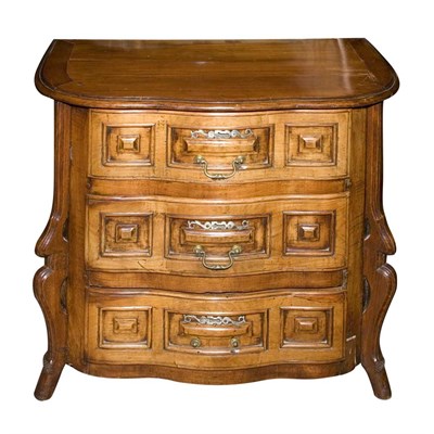 Lot 275 - Provincial Louis XV Fruitwood Petite Commode...