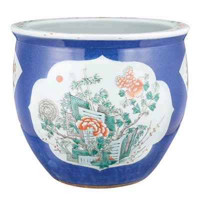 Lot 457 - Chinese Porcelain Fish Bowl Height 13 inches.