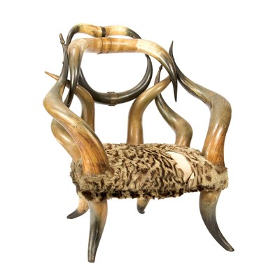 Lot 189 - German Style Horn Child's Chair.