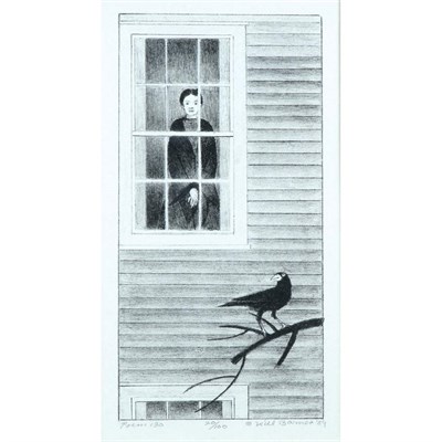 Lot 119 - Will Barnet POEM 130 Lithograph, 1989, signed,...