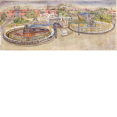 Lot 59 - Edith Kramer Austrian/American, b. 1916 Sewage...
