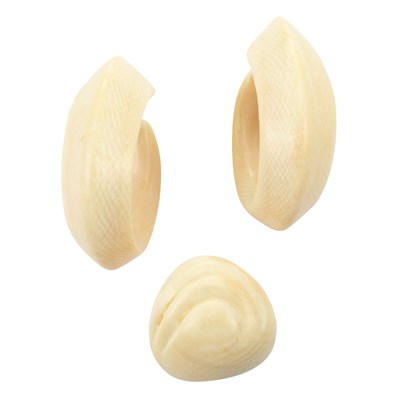 Lot 45 - Carved Ivory Ring and Pair of Hoop Earclips, Patricia von Musulin