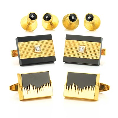 Lot 830 - Group of Gentleman's Jewelry