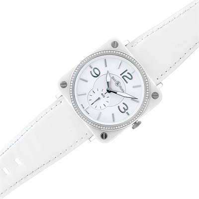 Lot 225 - Stainless Steel, Ceramic and Diamond Wristwatch, Bell & Ross