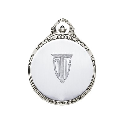 Lot 290 - White Gold Open Face Pocketwatch, Jules Jurgensen