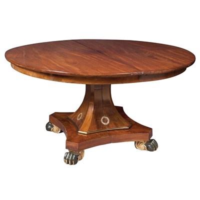 Lot 464 - Restauration Painted and Parcel Gilt Mahogany...