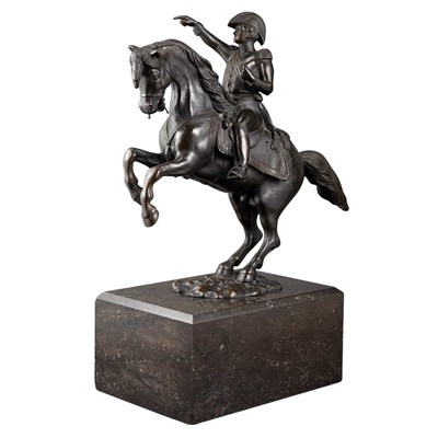 Lot 422 - Unsigned Bronze Figure of Napoleon Bonaparte...