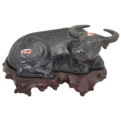 Lot 430 - Chinese Glazed Porcelain Water Buffalo In a...