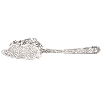 Lot 248 - Dutch Rococo Style Silver Fish Slice With a...