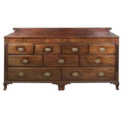 Lot 374 - George III Mahogany Credenza The rectangular...