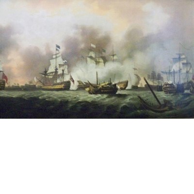 Lot 106 - British School 18th/19th Century A Naval...
