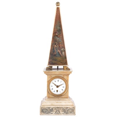 Lot 340 - Late Louis XVI Gilt-Bronze Mounted Painted...