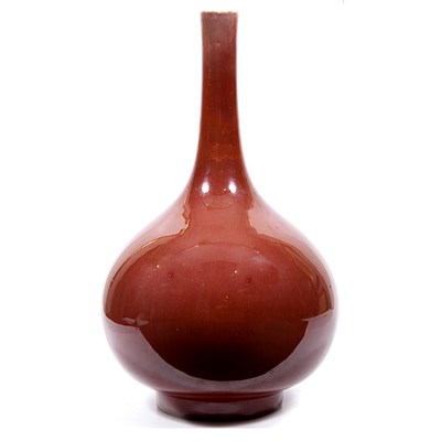 Lot 279 - Chinese Sang De Boeuf Porcelain Bottle Vase...