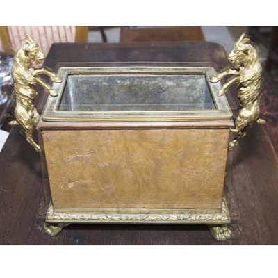 Lot 319 - Neoclassical Style Gilt-Metal Mounted Maple...