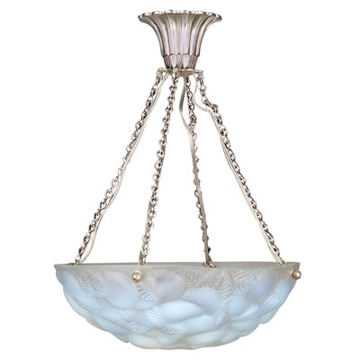 Lot 466 - Lalique Molded Opalescent Glass Lausanne...