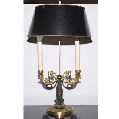 Lot 455 - Empire Style Gilt and Patinated-Bronze...