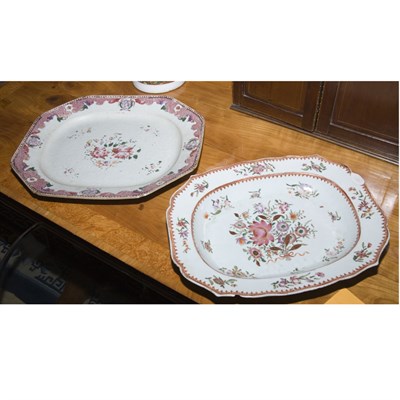 Lot 289 - Group of Three Chinese Export Famille Rose...