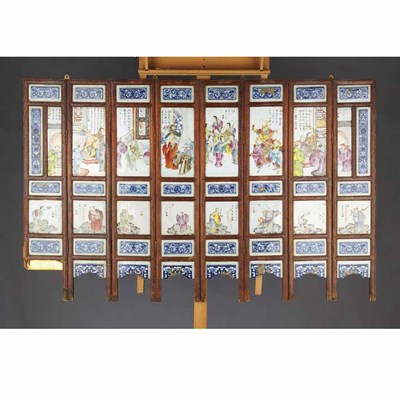 Lot 340 - Chinese Famille Rose Glazed Porcelain...