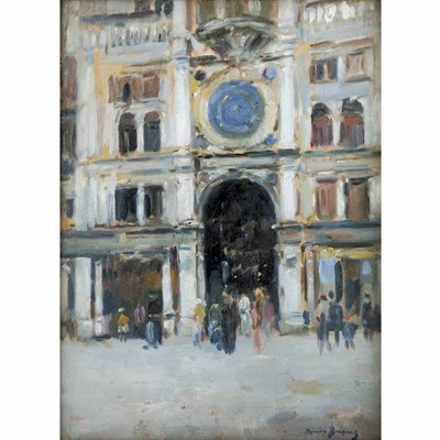 Lot 79 - Maurice Bompard French, 1857-1936 Clock Tower,...