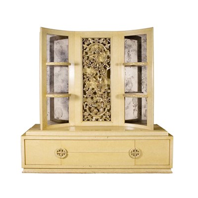 Lot 229 - James Mont American, 1904-1978 Hutch Lacquered...